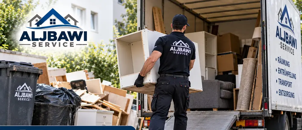 Vorbereitung von Gegenständen für Abtransport und Entsorgung